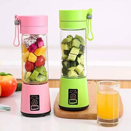 USB Chargeable Juicer Blender 6 Blades 380ml - Portable Juicer Cup & Smoothie Maker Ratings 656 Brand:ShericeMore Small Kitchen Appliances from ShericeFree Shipping