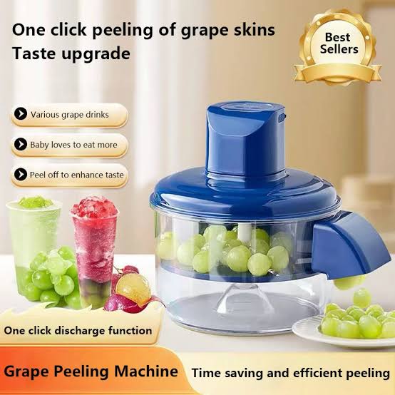 Dazzin - Peeler - Electric Peeler - Electric Garlic Peeler Machine Automatic - Rechargeable Electric Fruit & Vegetable Peeler – Automatic Peeling Tool for Grapes, Cherry Tomatoes, Garlic & More Portable, Fast & Easy Kitchen Gadget